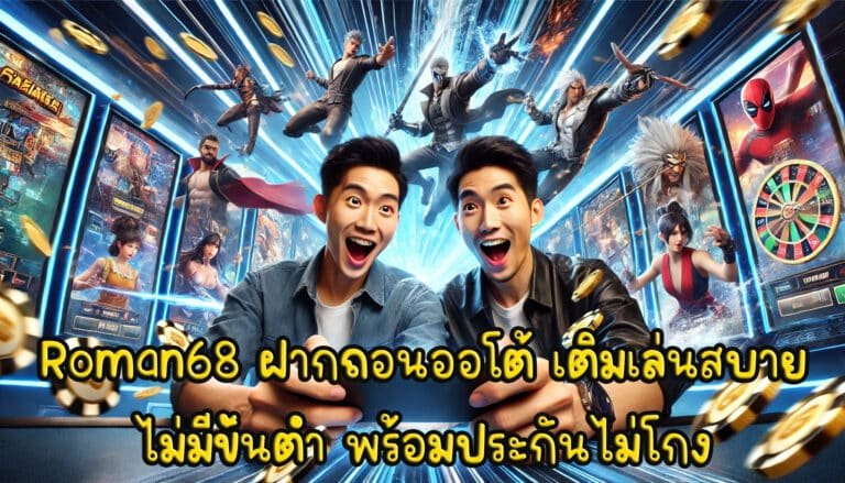 Roman68 ฝากถอนออโต้ เติมเล่นสบายไม่มีขั้นต่ำ พร้อมประกันไม่โกง-4