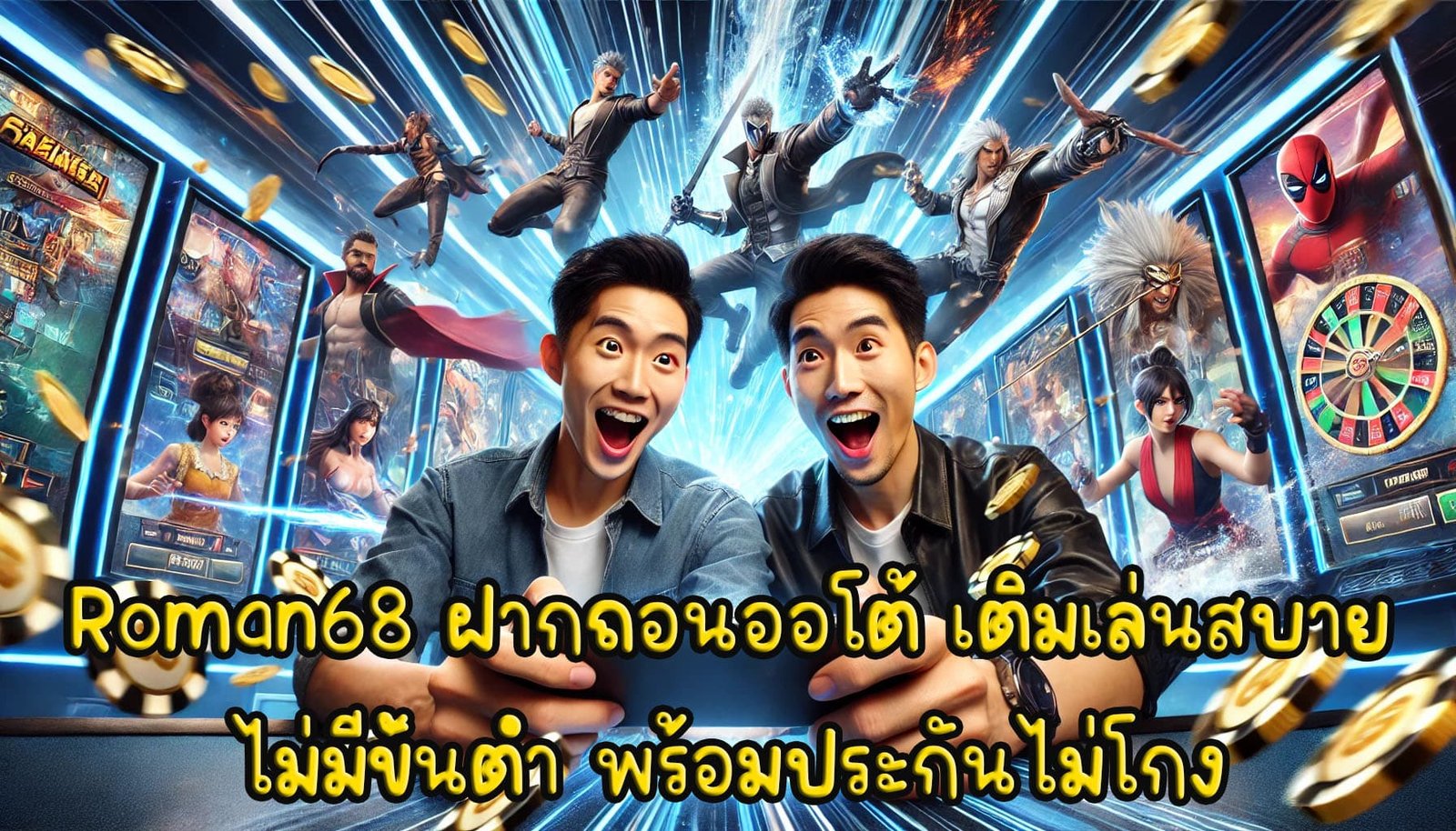 Roman68 ฝากถอนออโต้ เติมเล่นสบายไม่มีขั้นต่ำ พร้อมประกันไม่โกง-4