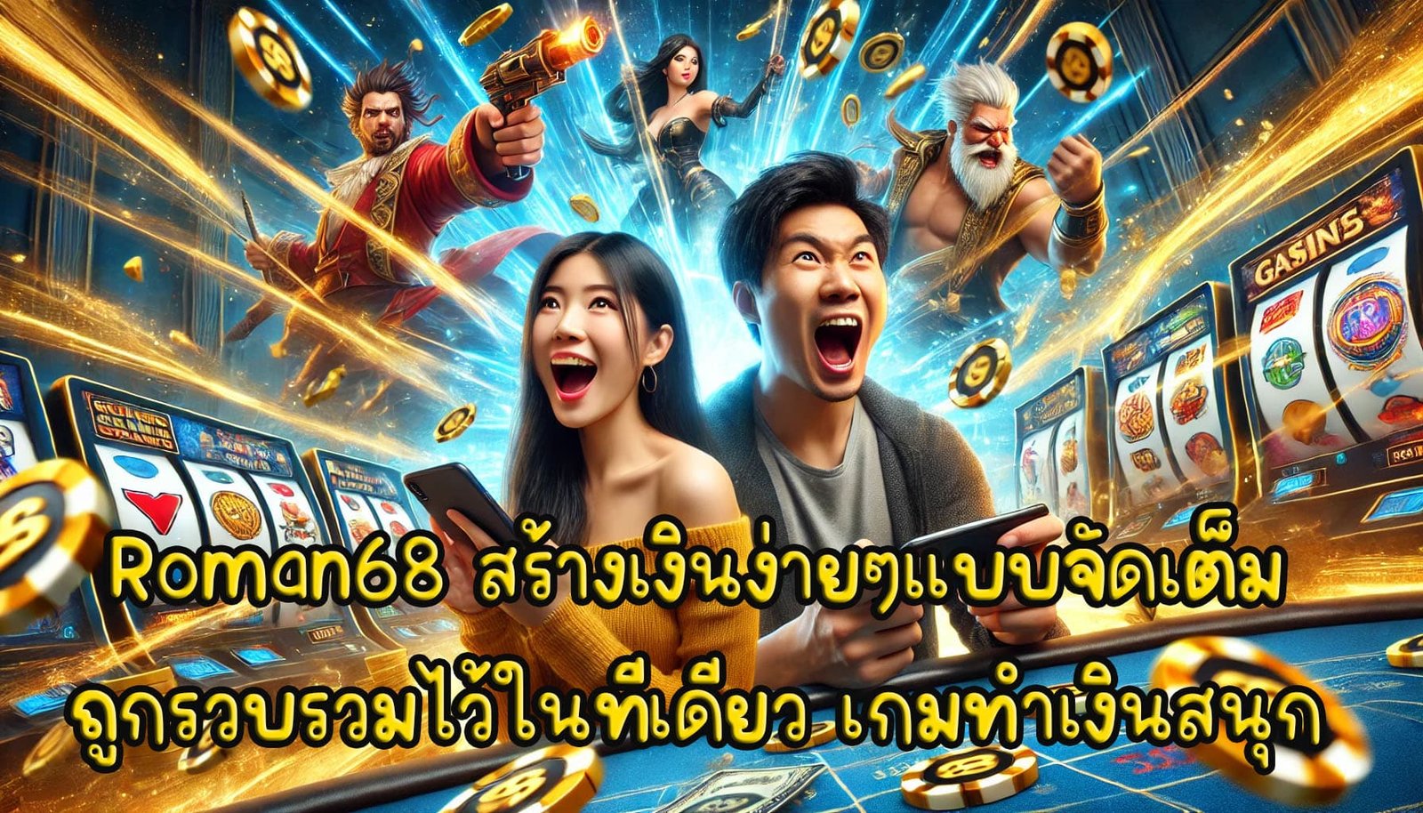 Roman68 สร้างเงินง่ายๆแบบจัดเต็ม ถูกรวบรวมไว้ในที่เดียว เกมทำเงินสนุก-1